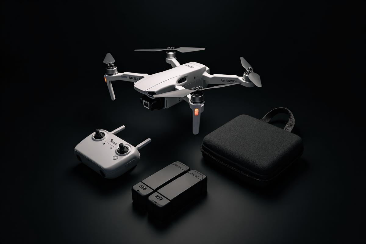 Professional drone equipment setup